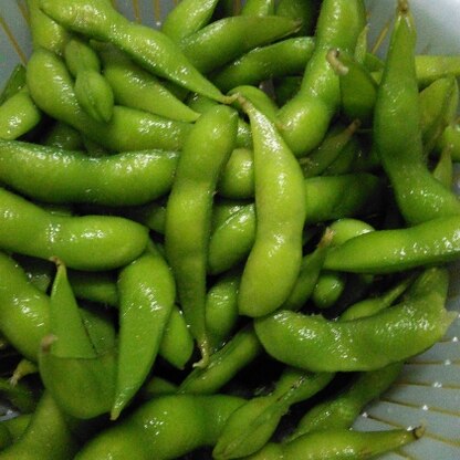 冷凍枝豆は年中あるので助かります(^_^)

美味しくいただきました～(^○^)
